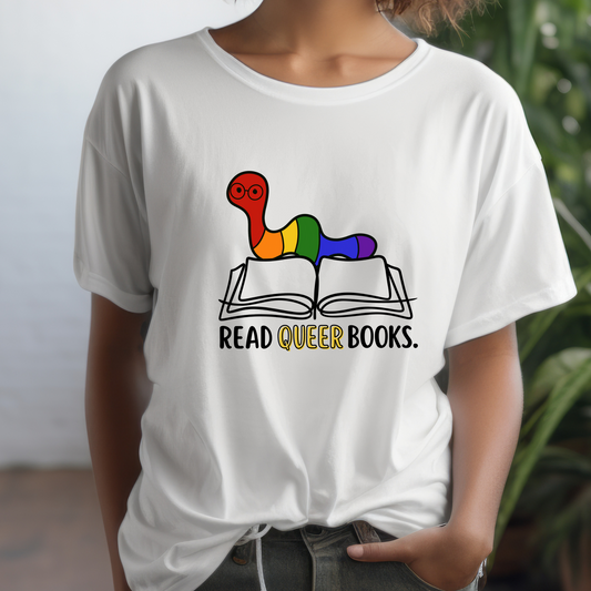 Read Queer Books Tee