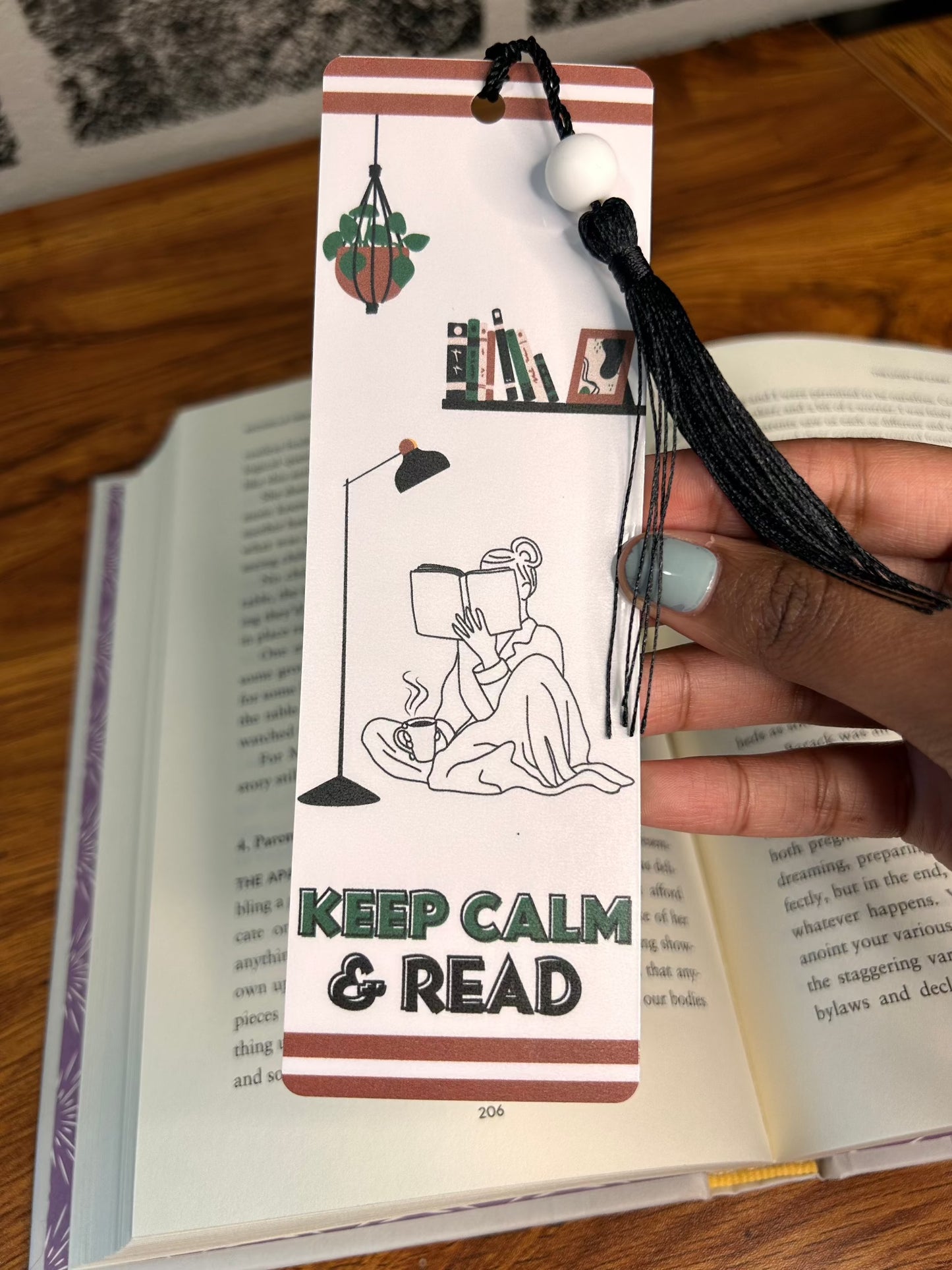 Keep Calm & Read Bookmark