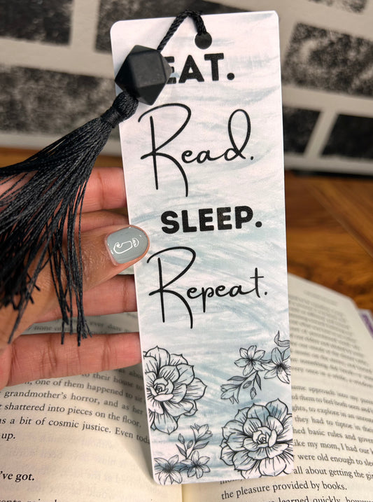 Eat. Read. Sleep. Repeat. Bookmark