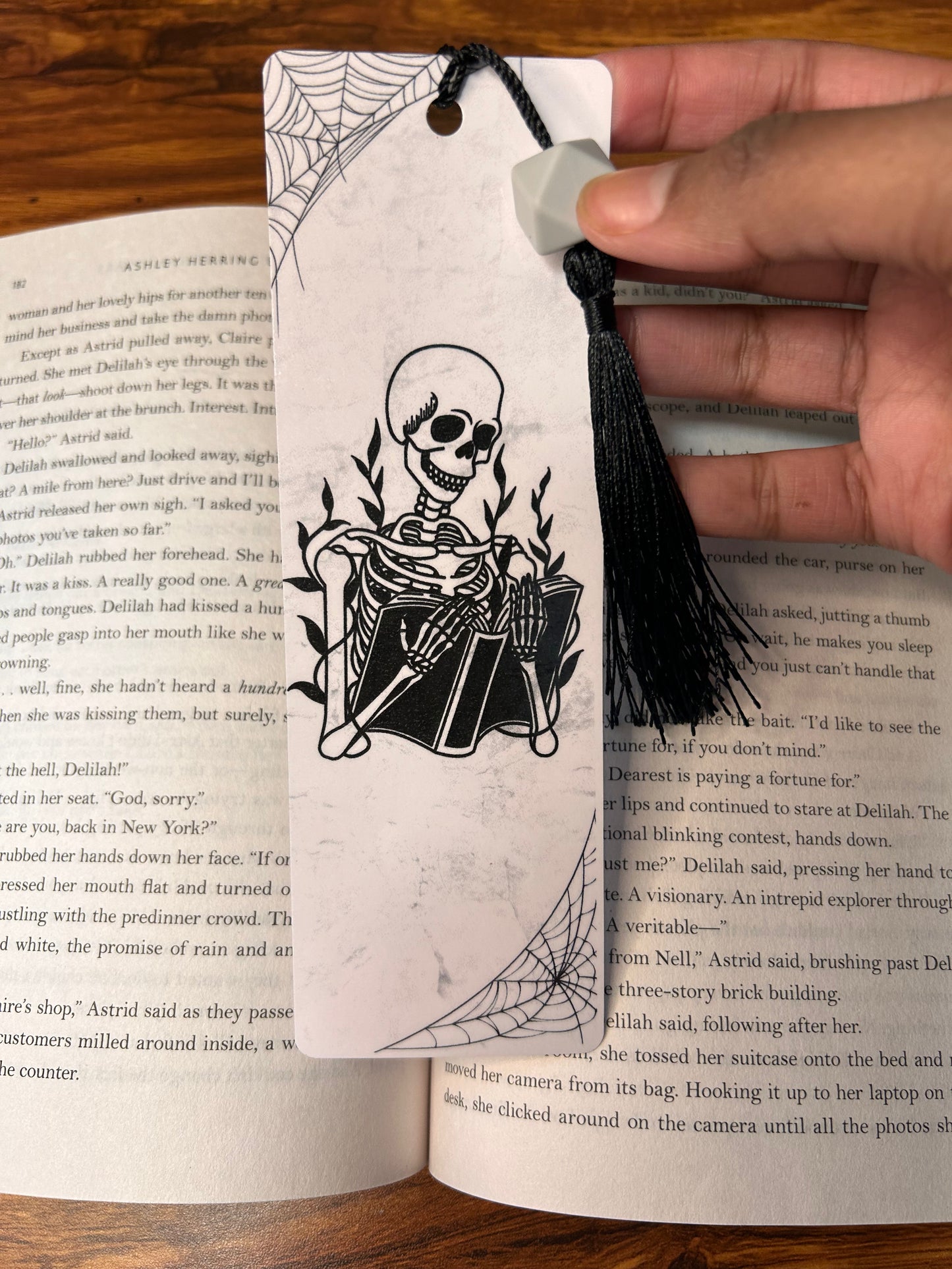 Skeleton Reading Bookmark